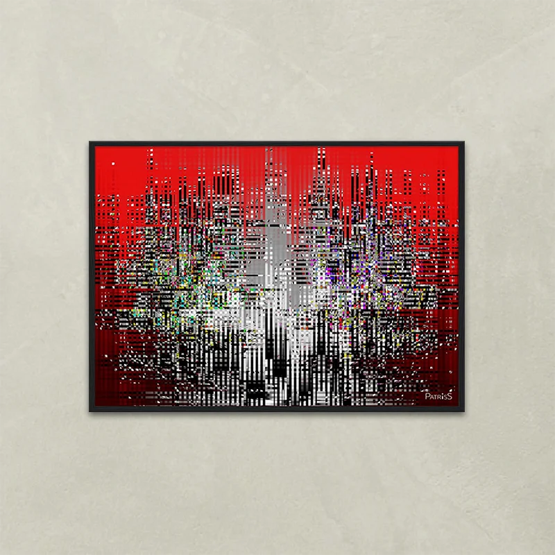 Urban by PatrisS, horizontal poster 50x70, black wood frame.