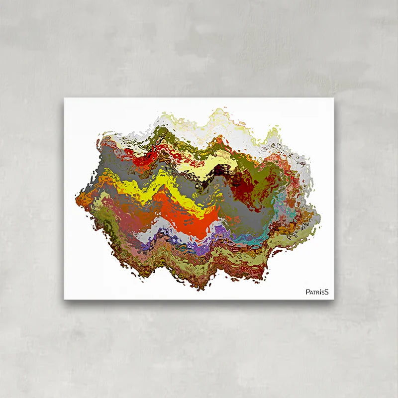 Boogie by PatrisS, direct print on aluminium Dibond, horizontal art print.