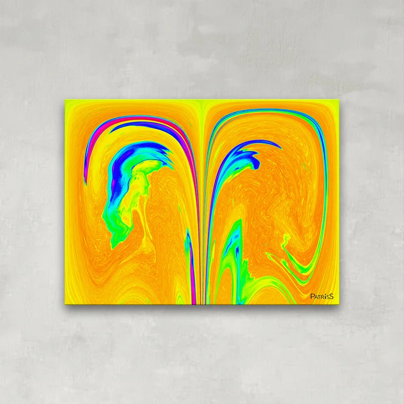 Magmos by PatrisS, direct print on aluminium Dibond, horizontal art print.