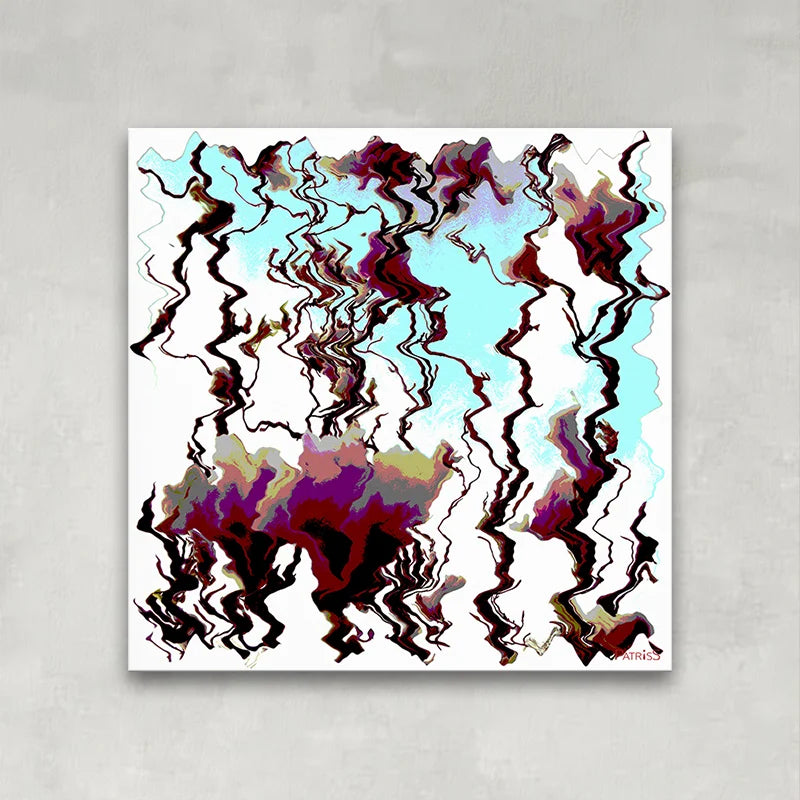 Magnolia by PatrisS, direct print on aluminium Dibond, square art print.