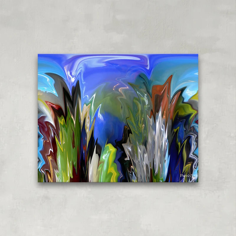 Miss Marble by PatrisS, direct print on aluminium Dibond, horizontal art print 40x50.