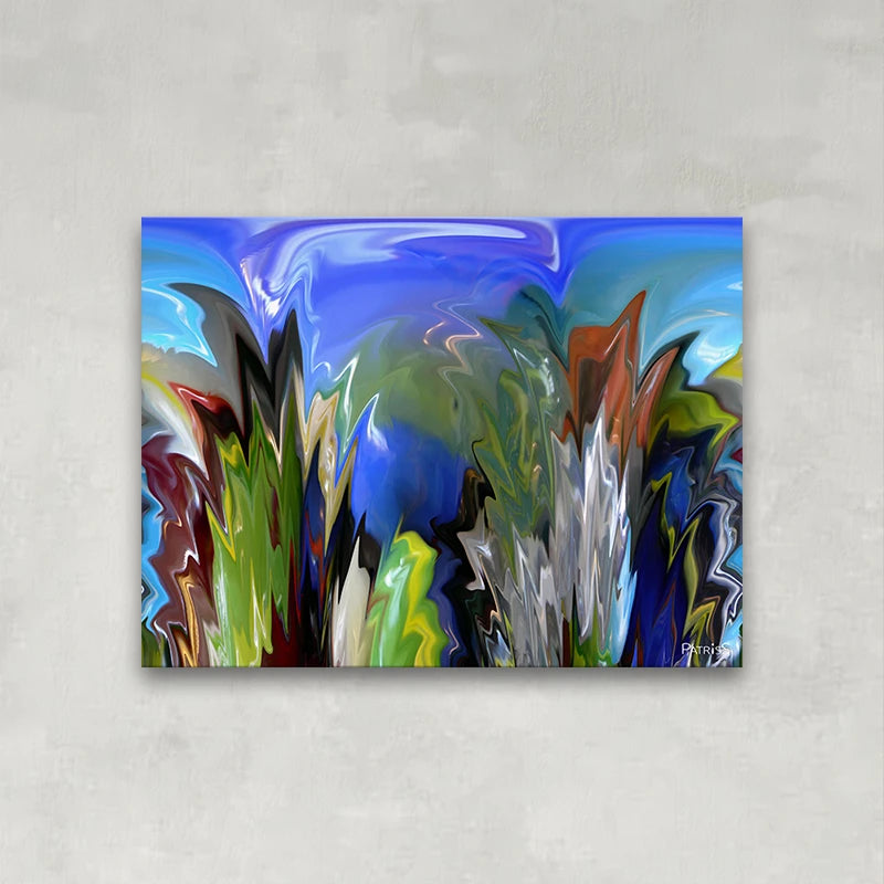 Miss Marble by PatrisS, direct print on aluminium Dibond, horizontal art print.