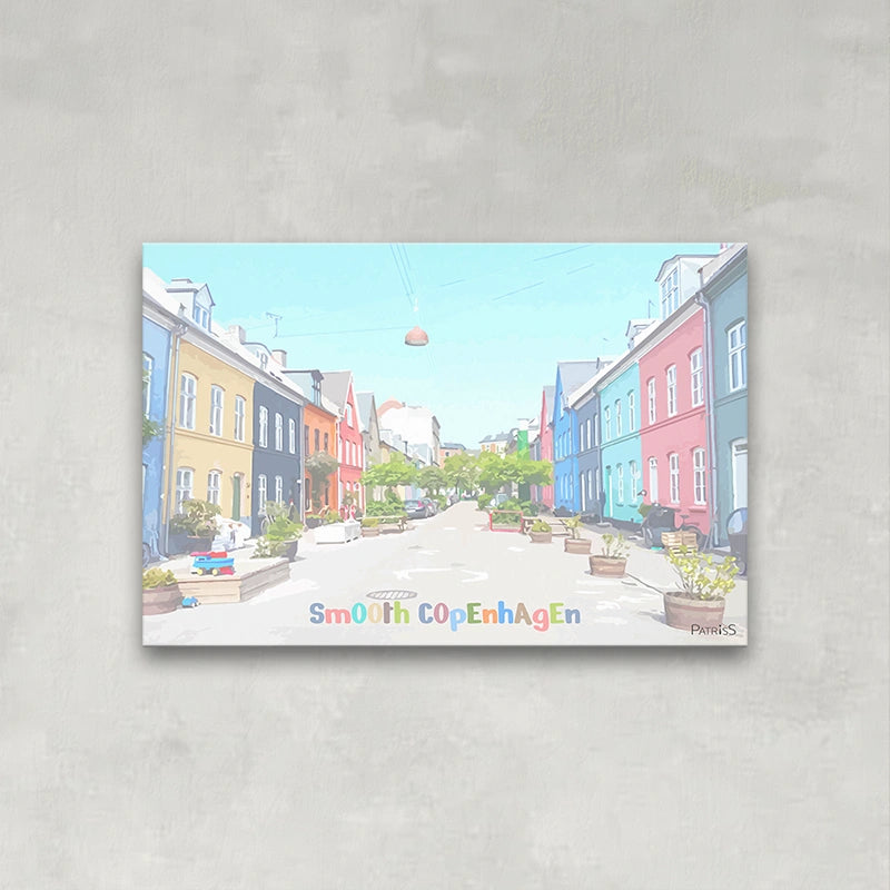 Smooth Copenhagen 1 by PatrisS, direct print on aluminium Dibond, horizontal art print.