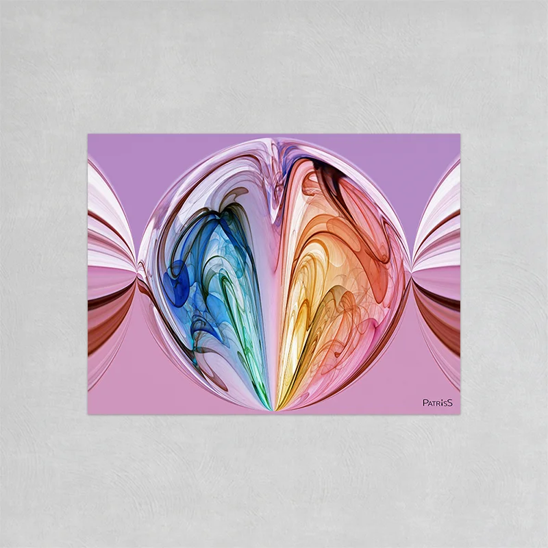 Volutes by PatrisS, horizontal poster.